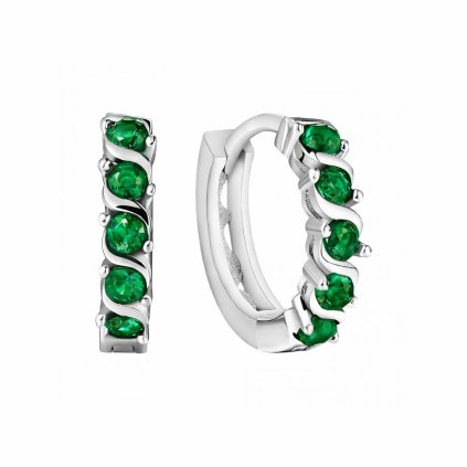 Dámské stříbrné náušnice ZINKA