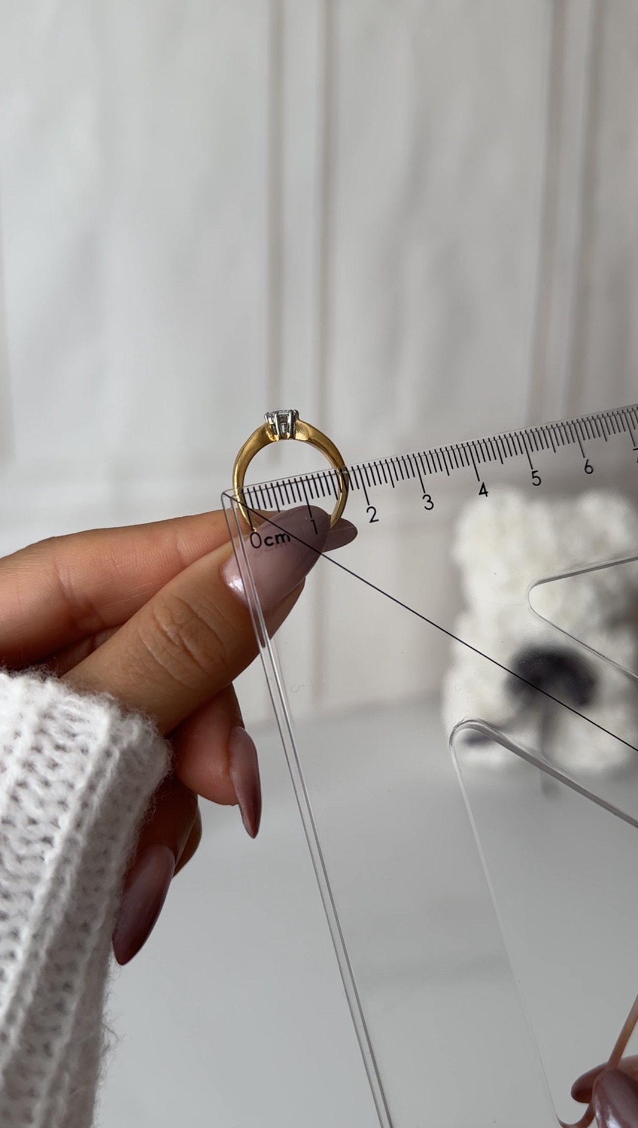 Meranie vnútorného priemeru prsteňa