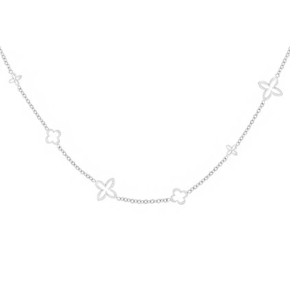 Dámsky náhrdelník z chirurgickej ocele FLOWERA 1