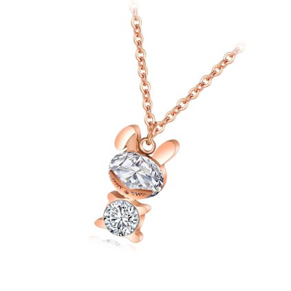 Dámsky náhrdelník z chirurgickej ocele BUNNY 1