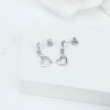Dámske strieborné náušnice LIMA 3