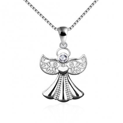 Dámsky strieborný náhrdelník ANGELINE 1