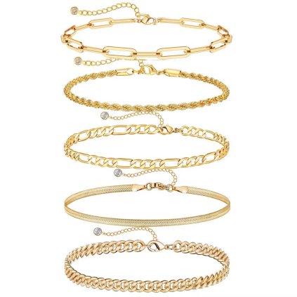 Set náramkov z chirurgickej ocele MILAGROS 1