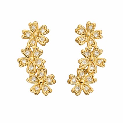 Dámske strieborné náušnice MARGITA  Ag 925, 1.4 g