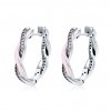 Dámske strieborné náušnice LEAH 1