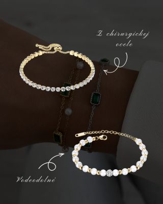 Šperk, ktorý zvládne každý deň s vami. Naše náramky z chirurgickej ocele sú vodeodolné, nehrdzavejúce a vhodné na...