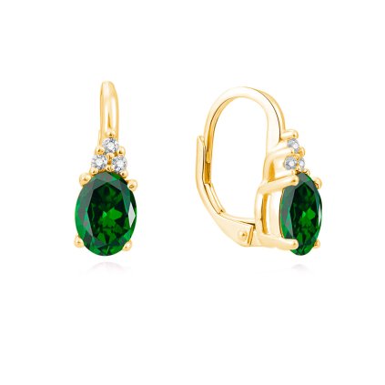 Dámske strieborné náušnice VLADENA