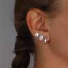 Dámske strieborné náušnice CARLA 5