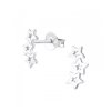 Dámske strieborné náušnice ASTERIA 1