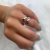 Dámsky prsteň z chirurgickej ocele VERONICA 4