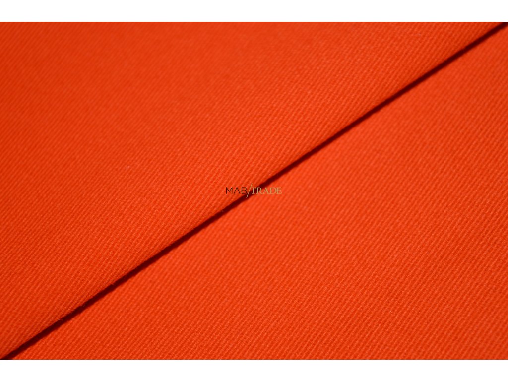 Kalhotovina  elastická - tkanina NENA Oranžová Kód 7019-0601
