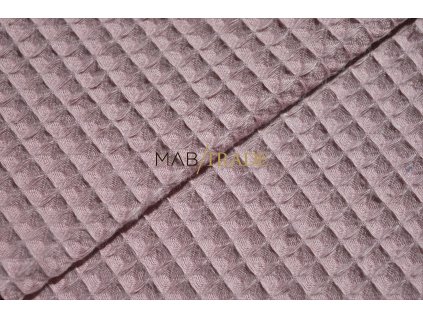 WAFLE - tkanina 100% Ba Starorůžová Kód 7410-1607
