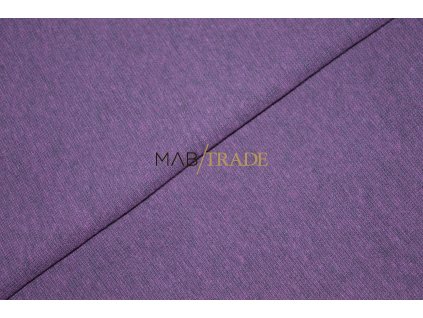 RIB 1x1 hladký s melírem Violet Kód 6201-15021