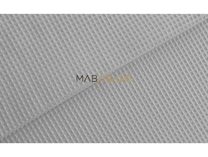 WAFLE - tkanina 100% Ba světle Šedá Kód 7410-3000