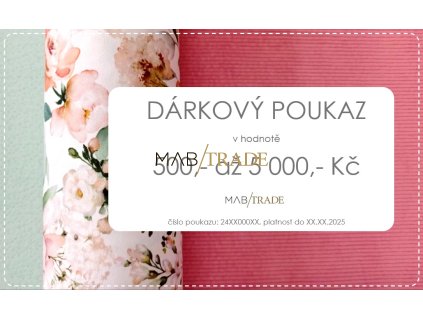 Dárkový poukaz e shop kopie