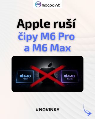 Apple údajně chystá jednu z největších změn v historii. 🔥👀 💻Podle nejnovějších informací mají skončit čipy M6 Pro i M6 Max...