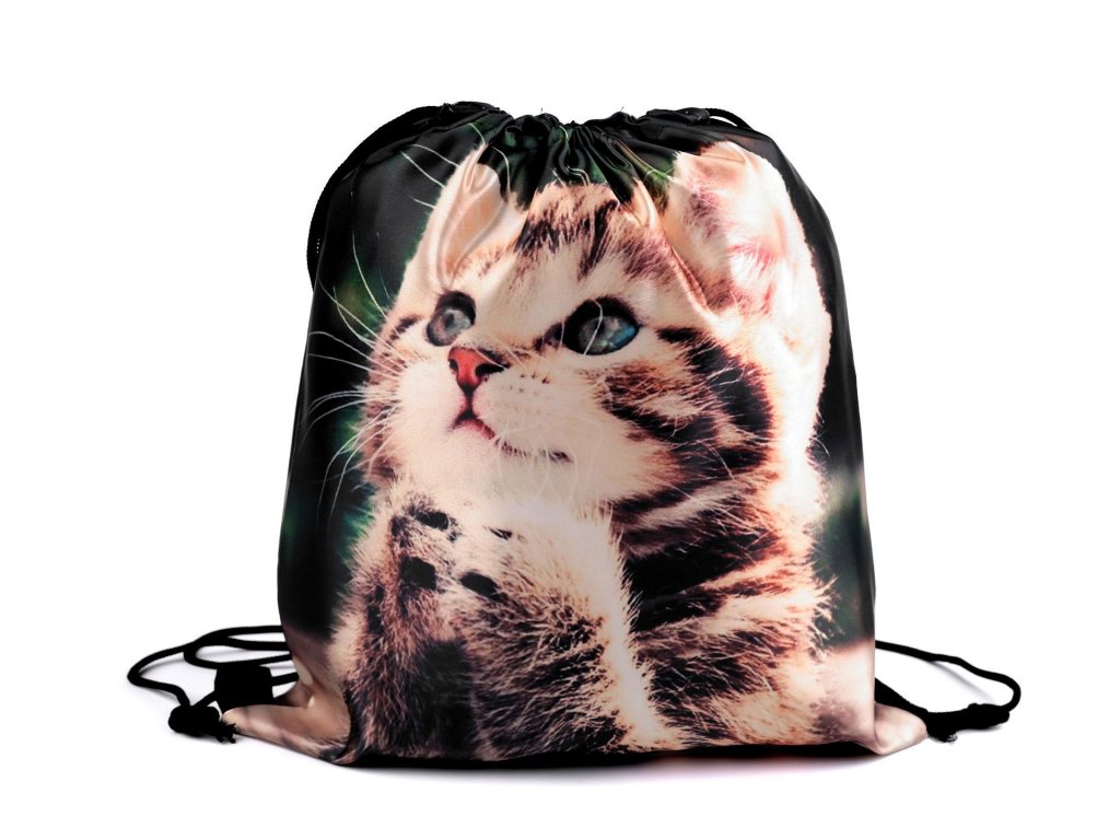 batôžtek batoh batoh vrecko mačka s mačkou mačacie s mačkami mačiatko