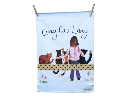 utierka koška s mačkou mačacie crazy cat lady alex clark 3