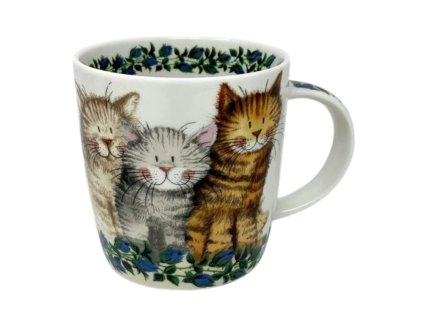 porcelánový hrnček mačka s mačkou mačacie s mačkami tri mačiatka alex clark 3