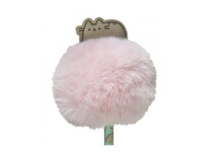pero propiska mikrofix mačka s mačkou mačacou Pusheen pompon 2