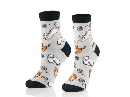 ponožky mačka s mačkou mačacie s mačkami mačiatko dámske 35 37