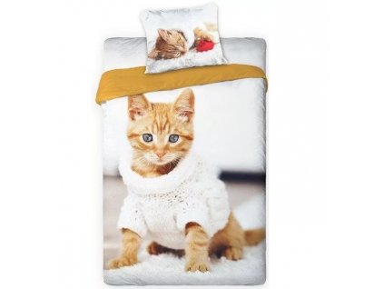 obliečky perina obliečka vankúš mačka s mačkou mačacie s mačkami