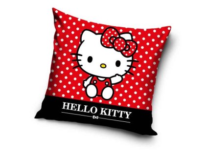 vankúš povlak mačka s mačkou mačacou s mačiatkom helo kitty bodky