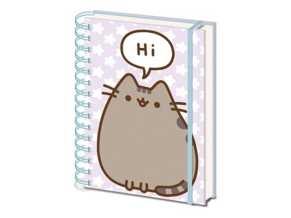 blok siár notes zápisníkc mačka s mačkou mačacie s mačkami pusheen