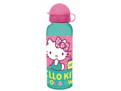 fľaša hliník mačka s mačkou mačacie s mačkami hello kitty