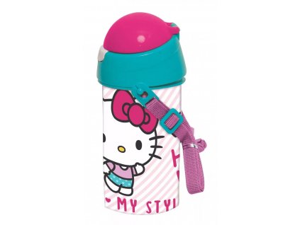 fľaša bidon mačka s mačkou mačacie s mačkami hello kitty