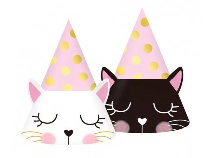 party čiapky klobou mačka s mačkou mačacie s mačkami