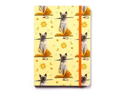 zápisník notes diár mačka s mačkou mačacie s mačkami lisa parker hocus pocus 2