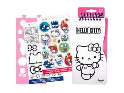hello kitty mačka s mačkou mačacie s mačkami blok notex notýsek samolepky 2