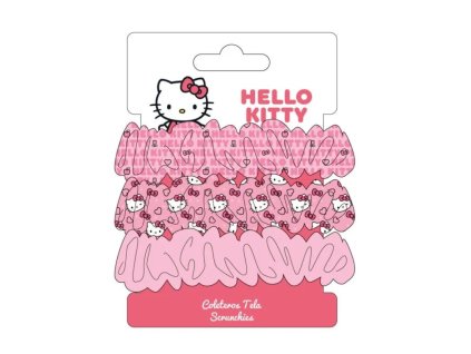 gumičky do vlasov mačka s mačkou mačacie s mačkami ružová hello kitty