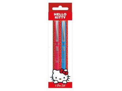 sada set v krabičke mačka s mačkou mačacou s mačkami pero pera hello kitty