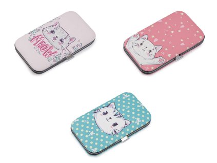 manikúra sada puzdro mačka s mačkou mačacie s mačkami 3 varianty