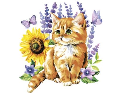 obrúsok obrúsky servítky papierový party mačka s mačkou mačacie s mačkami maľovaný kreslený mačiatko