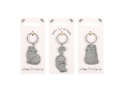 kľúčenka prívesok na kľúče kľúč mačka s mačkou mačacie s mačkami kovový 2