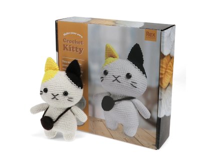 urob si sám diy sada set háčkovanie háčkovacia mačka s mačkou mačacie s mačkami mačiatko