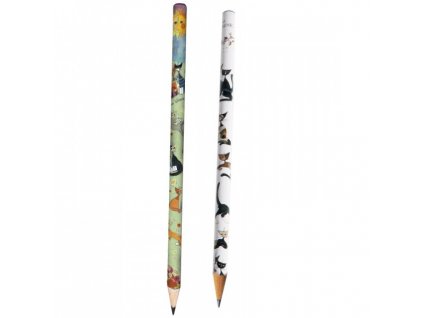 rosina wachtmeister ceruzka tužka čierno biela s mačkou s mačkou kačka mačka 2 kópie