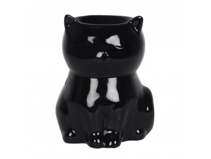 aromalampa čierna mačka s mačkou mačacou