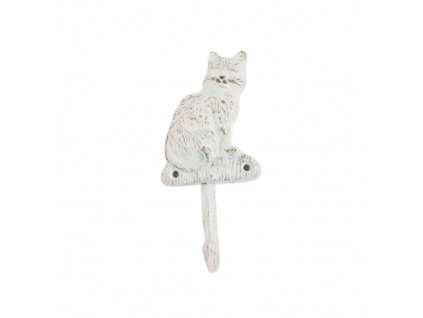 liatinový háčik mačka s mačkou mačacie biely