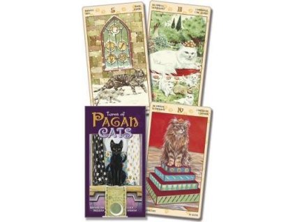 tarotové karty mačky mačka s mačkou mačacie pagan cats 5