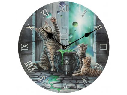 hodiny lisa parker mačka s mačkou mačacie bubliny