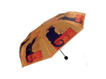 deštník skládací kočka s kočkou chat noir