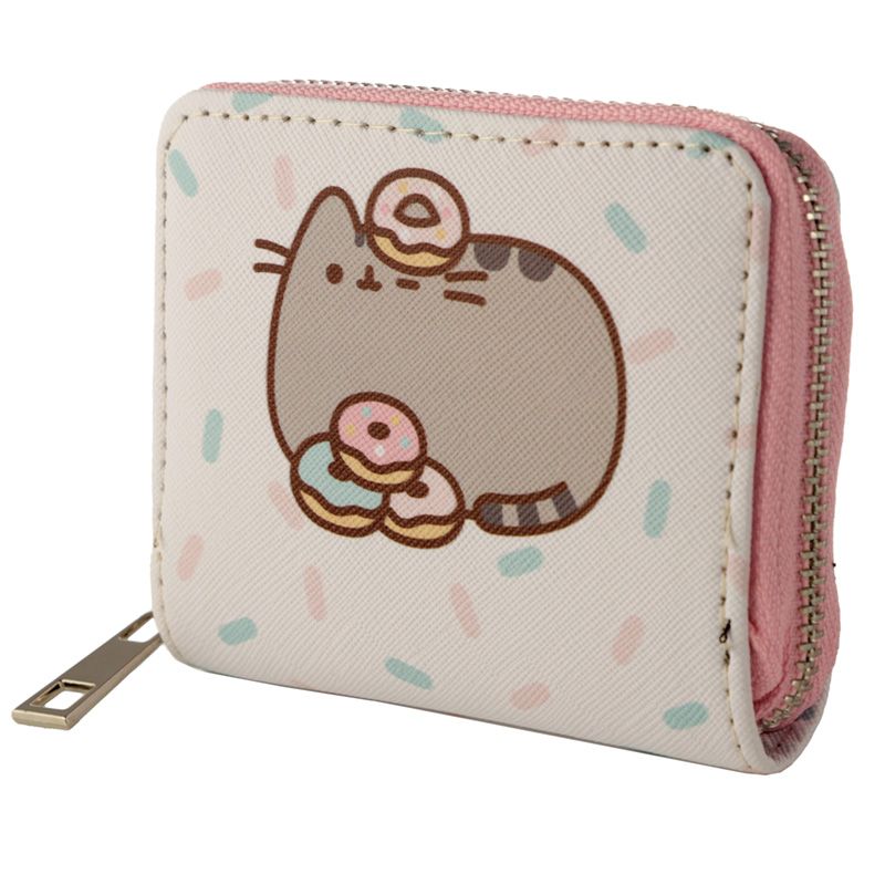 Menšia peňaženka s mačkou Pusheen - 2 varianty ružová