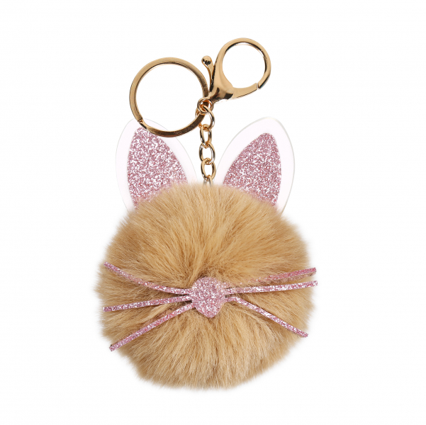 Kľúčenka s fúzatou mačkou