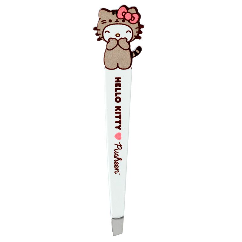 Pinzeta s mačkami Pusheen a Hello Kitty - 2 varianty bílá