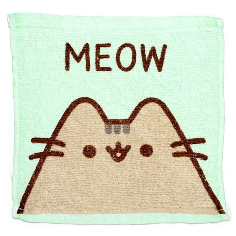 Stlačený cestovný uterák s mačkou Pusheen - 2 varianty Zelená