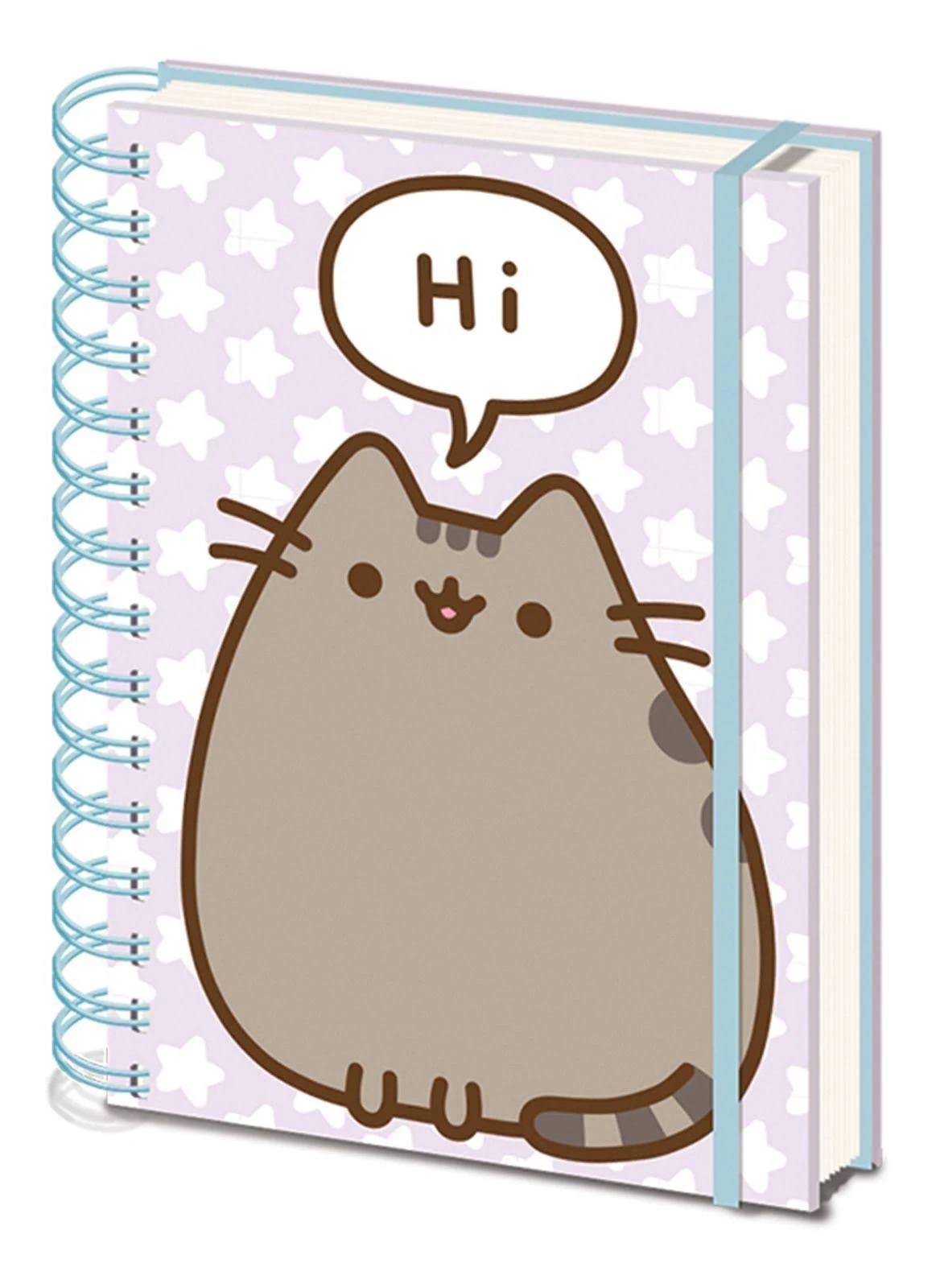 Krúžkový zápisník s mačkou Pusheen (A5)